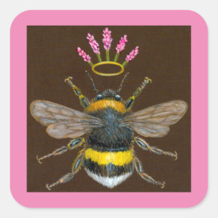 Queen Bumbly stickers