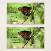Queen Butterfly Random Acts of Kindness Card (Devant & derrière)