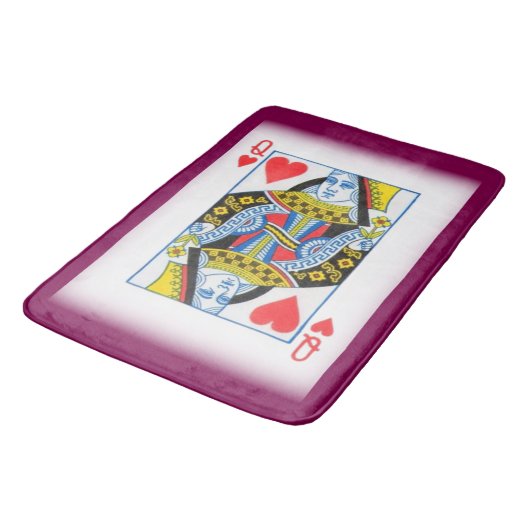 QUEEN CARD BADMAT (Gekanteld)
