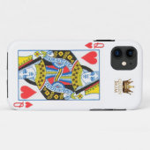 QUEEN CARD Case-Mate iPhone CASE (Achterkant (horizontaal))