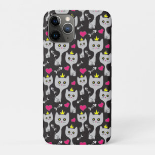 Queen Cat Pattern iPhone 11 Pro Hoesje