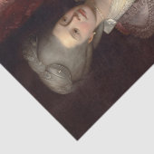 Queen Charlotte (1777) van Benjamin West Tissuepapier (Detail)