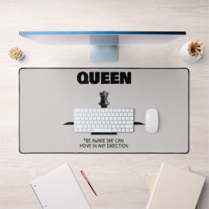 Queen Chess Wees je ervan bewust dat ze in elke ri Bureaumat