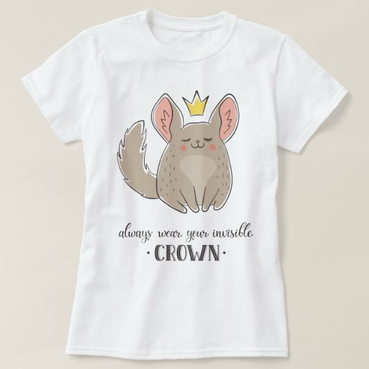 Queen Chinchilla T-Shirt (Design voorkant)