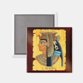 Queen Cleopatra Histoire égyptienne Magnet d'art (Recto/Verso)