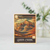 Queen Creek, Arizona | Carte postale Vintage (Debout devant)