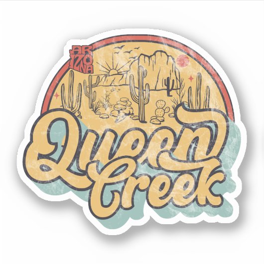 Queen Creek, Arizona Sticker (Voorkant)