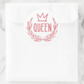 Queen Crown Laptop Stickers (Tas)