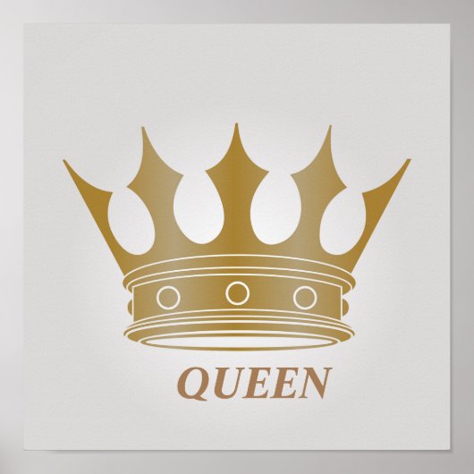 QUEEN CROWN POSTER (Voorkant)