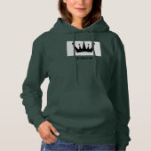 Queen Custom Tekst Kroon Afbeelding Hoodie Deep Fo (Voorkant)