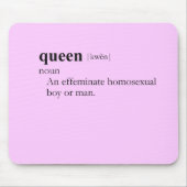 QUEEN (definitie) Muismat (Voorkant)