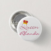 Queen Design Button (Voorkant /achterkant)