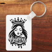 Queen Design – Elegant Royal Crown Sleutelhanger (Achterkant)