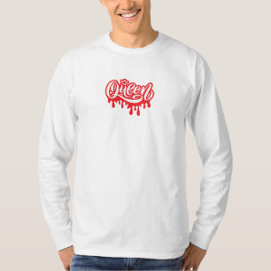 Queen Design – Elegante Koninklijke Kroon Typograf T-shirt