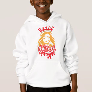 Queen Design – Typographie élégante de couronne ro