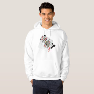 Queen Dimensional Poker Logo, Mannen Sweatshirt