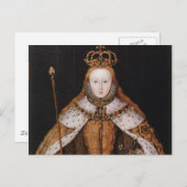 Queen Elizabeth I Briefkaart (Voorkant / Achterkant)