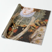 Queen Elizabeth I Cadeaupapier (Uitgerold)