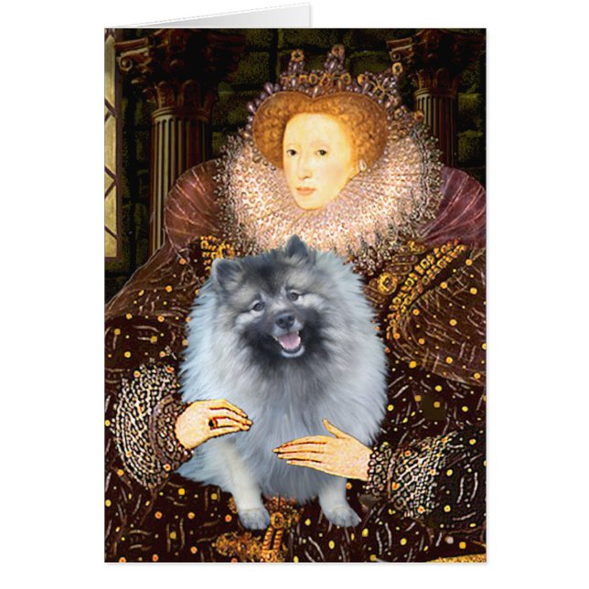 Queen Elizabeth I - Keeshond (F) (Voorkant)