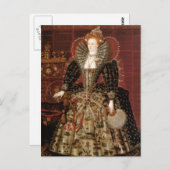 Queen Elizabeth I of England Briefkaart (Voorkant / Achterkant)