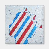 Queen Elizabeth II Jubilee Platinum England Vereni Magneet (Voorkant)