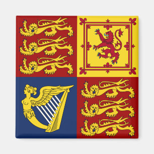 Queen Elizabeth II Royal Standard Magnet Magneet