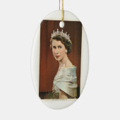 Queen Elizabeth Keramisch Ornament (Rechts)