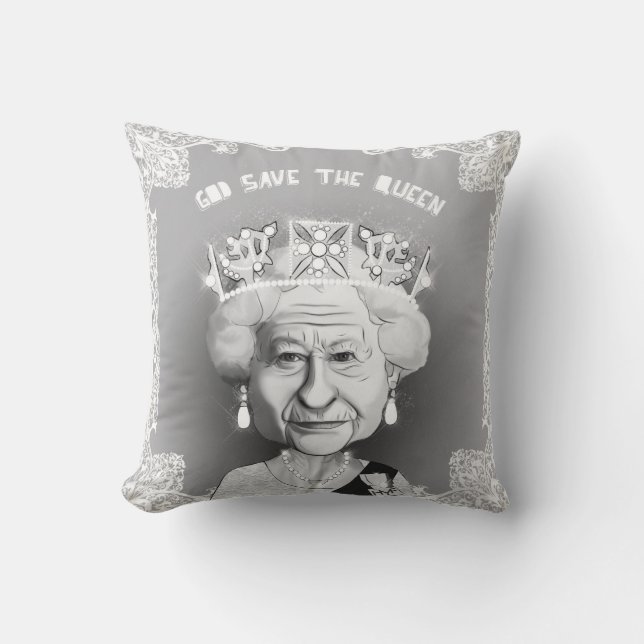 Queen Elizabeth Kussen (Voorkant)