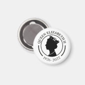 Queen Elizabeth ll Herdenking Magneet (Voorkant / Achterkant)