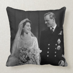 Queen Elizabeth - Royal Wedding Kussen