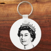 Queen Elizabeth Sleutelhanger (Voorkant)