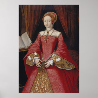 Queen Elizabeth The First Portret Print