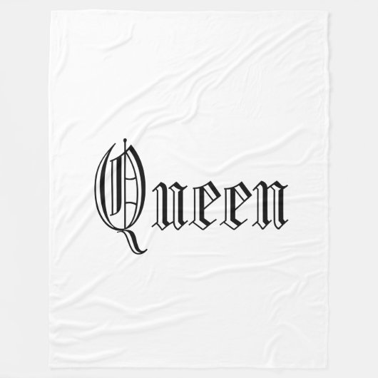 Queen Fleece Blanket Deken (Voorkant)