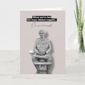 Queen Grappig wenskaart Kaart