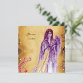 QUEEN GUINEVERE, bruin perkament Kaart (Staand voorkant)