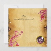 QUEEN GUINEVERE, bruin perkament Kaart (Achterkant)