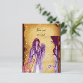 QUEEN GUINEVERE, bruin perkament Kaart (Staand voorkant)