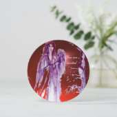 QUEEN GUINEVERE Red Paars Fantasy Kaart (Staand voorkant)