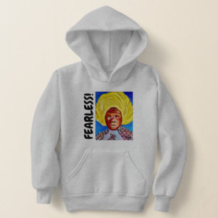 Queen Harriet Tubman Girls FEARLESS Hoodie - Gry