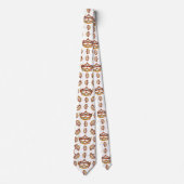 Queen Hearts Gold Couronne Tiara motif cravate bla (Devant)