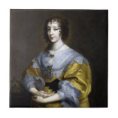 Queen Henrietta Maria Tegeltje (Voorkant)