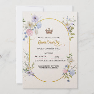 Queen Holiday Luncheon Uitnodiging