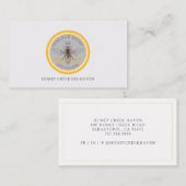 Queen Honey Bee Carte de visite (Devant / Derrière)