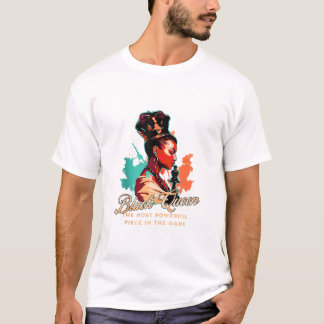 Queen Krachtig Zwart T-shirt