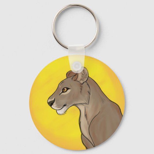 Queen Lioness Sleutelhanger (Voorkant)