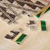 Queen Luna Bengal Cat als Art Deco Legpuzzel (Zijkant)