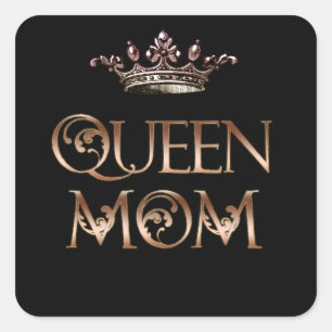 Queen Ma Vierkante Sticker
