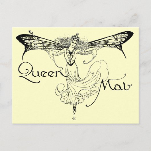 Queen Mab Fairy Briefkaart (Voorkant)