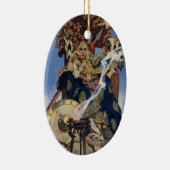 Queen Maeve Warrior Princess Fantasy Art Keramisch Ornament (Rechts)