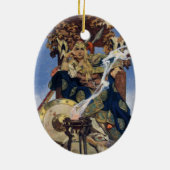 Queen Maeve Warrior Princess Fantasy Art Keramisch Ornament (Achterkant)
